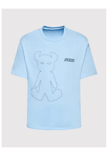 Унисекс тениска -  301433316 - Памук - Син