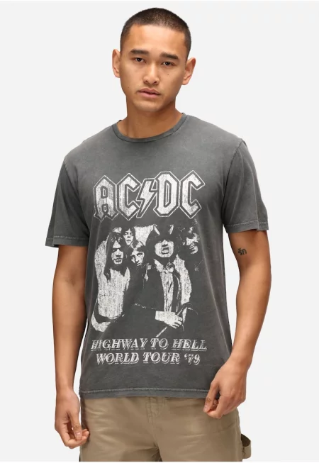 Унисекс тениска ACDC Highway to Hell World Tour 7593 с принт