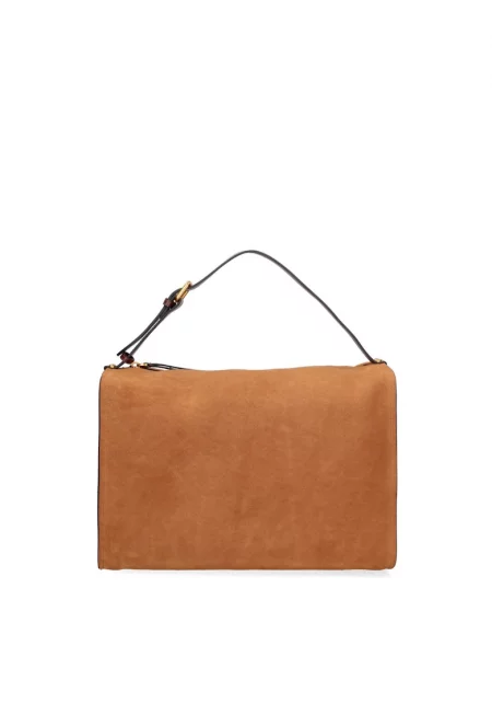 Велурена чанта за рамо Cielia