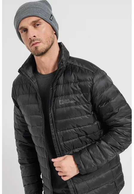 Зимно олекотено яке Pilvi с пухена вата - Черен