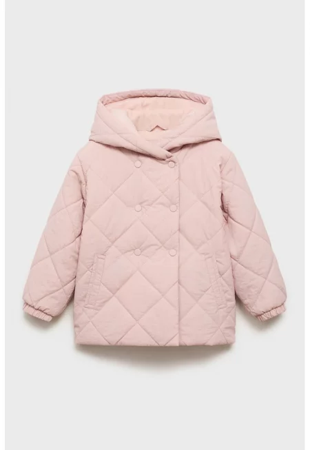 Зимно яке с качулка и джобове