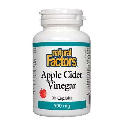 Ябълков оцет - Apple Cider Vinegar, 500 mg х 90 капсули