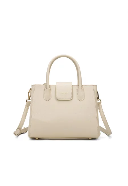 Чанта с допълнителна презрамка - Бежов