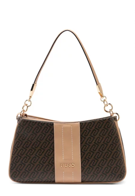 Чанта с монограм - Кафяв