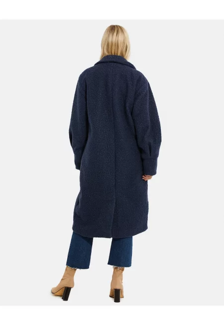 Дълго палто Sunflower 5877 с раздвоен ревер