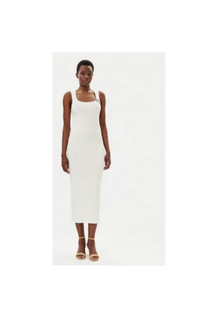 Дамска рокля  3M0553C - Вискоза/Полиестер - Един размер INTL - Екрю