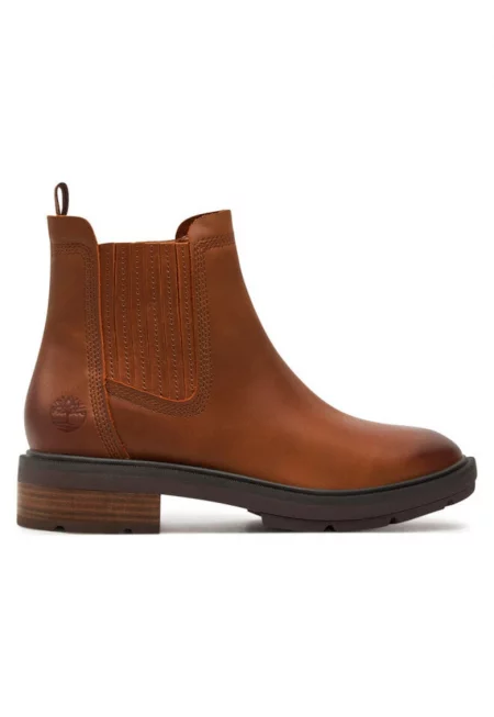 Дамски ботуши  Естествена кожа - Кафяв