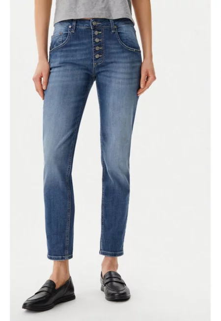 Дамски дънки -  305299451 - Памук - Син - Син