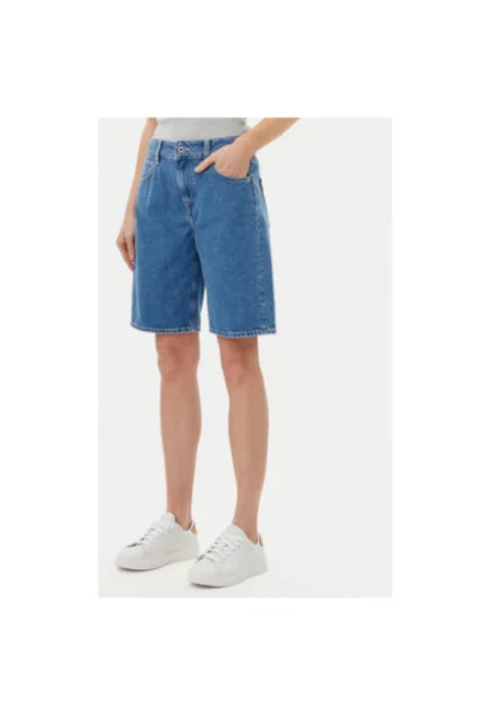 Дамски дънкови шорти  PL801189ND3 - Памук - 24 US - Син