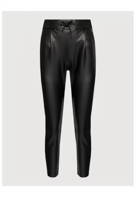 Дамски панталон -  209232486 - Рециклиран полиестер/Полиестер - Черен