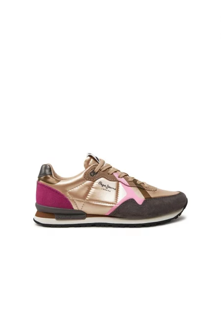 Дамски спортни обувки  304416 Естествена кожа Бежови