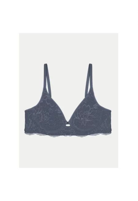 Дамски сутиен  304538537 - Полиамид/Еластан - Син