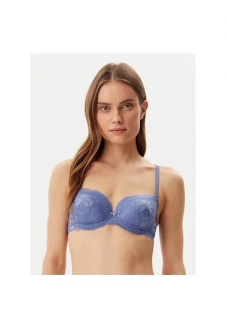 Дамски сутиен -  305024312 - Полиамид - Син - Син