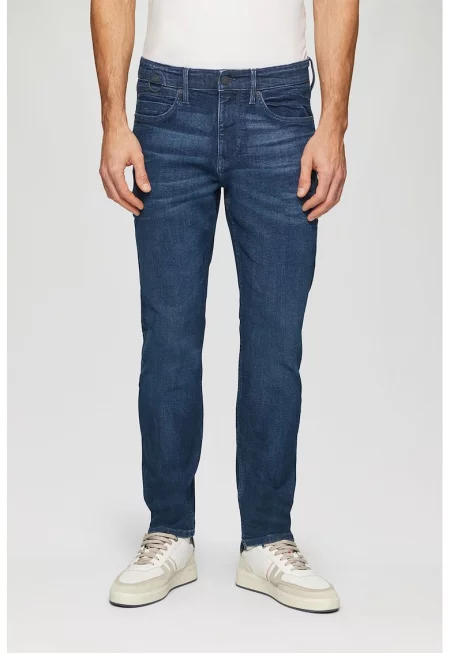 Дънки с памук - Тъмносин