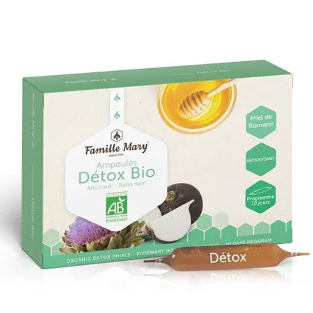 Детокс ампули (с артишок, розмарин, пчелен мед и черна ряпа), 10 ампули