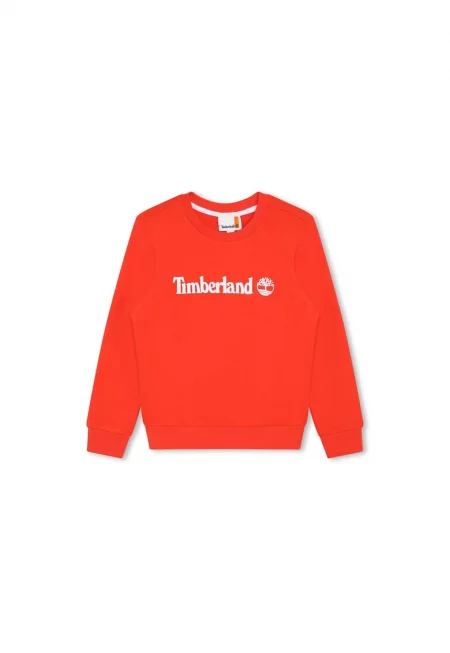 Детски суичър -  Памук - Оранжев - Оранжев