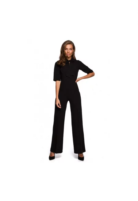 Елегантен гащеризон  С връзка - Полиестер - Вискоза