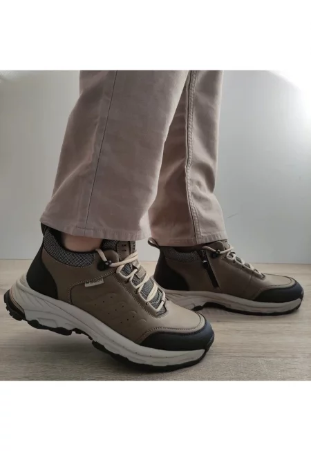 Ежедневни мъжки боти  E3122 Khaki - Каки
