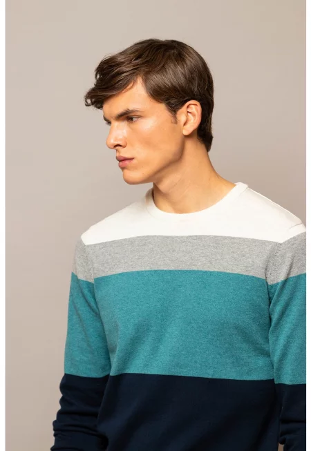 Фино плетен пуловер Hard