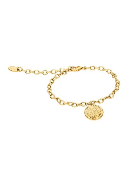 Гривна с талисман с лого - Златист - Златист