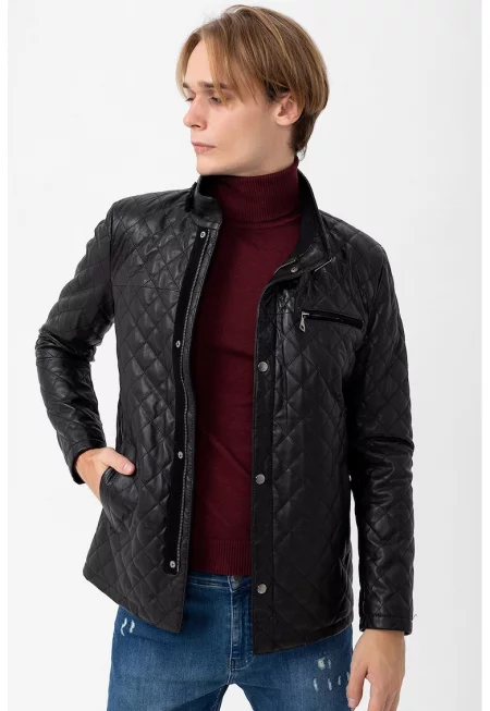Капитонирано кожено яке Ihor