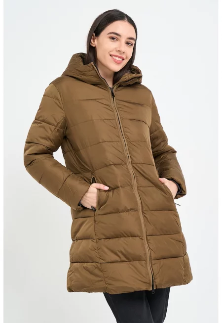 Капитонирано зимно яке с качулка - Каки