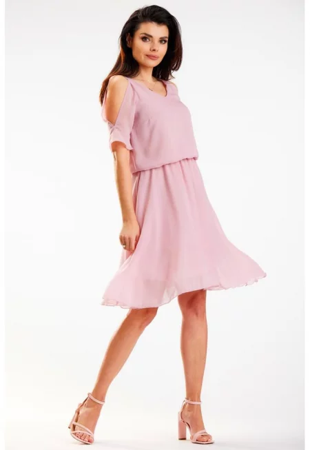 Къса рокля с къс ръкав A572