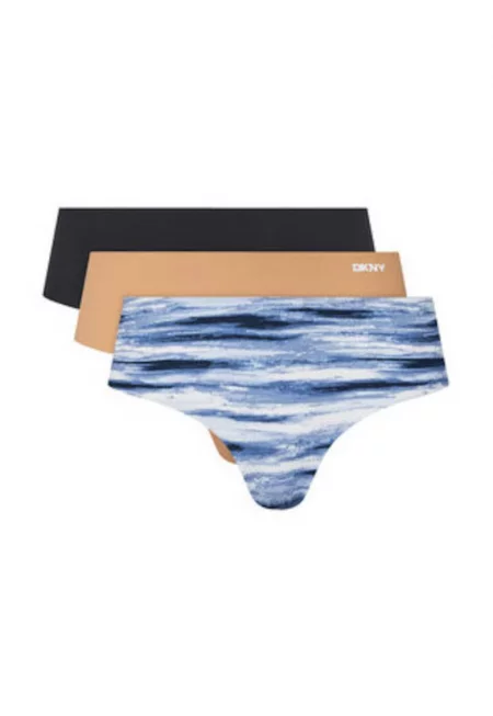 Комплект от 3 чифта дамски бански -  найлон/еластан - многоцветен -