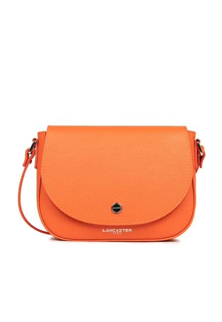 Кожена чанта през рамо Bao - Оранжев