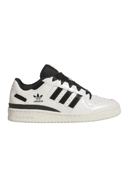 Кожени спортни обувки Forum под глезена - Слонова кост/Черен