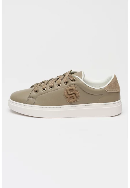 Кожени спортни обувки Kieran с монограм