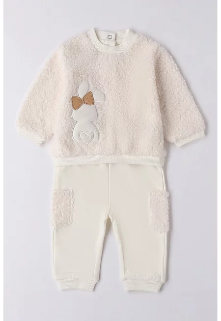 Мъхест суитшърт и панталон - 2 части