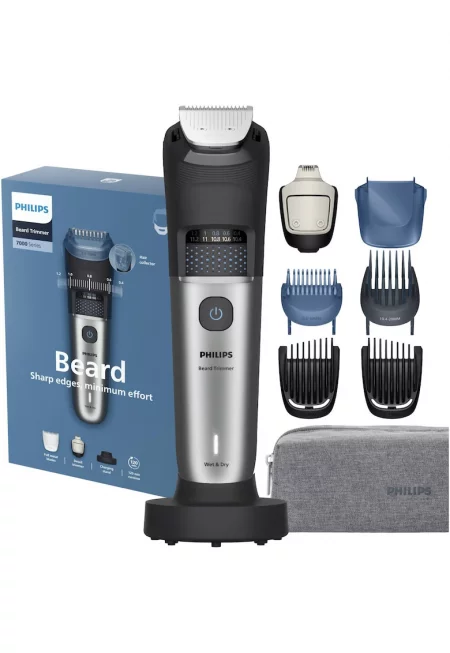 Машинка за подстригване на брада  BT7670/15 с изцяло метални самонаточващи се остриета - 40 настройки за дължина (0 -4-20 мм) - Автономност 120 мин  ...