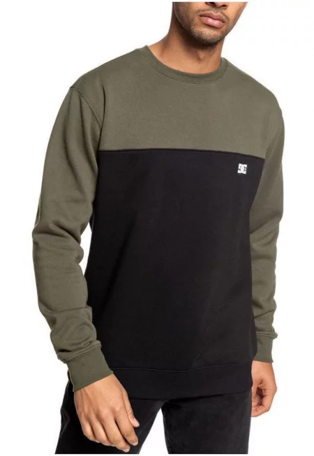 Мъжка блуза  Rebel Crew Block 3 Червено/черно