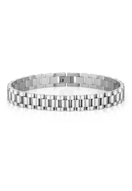 Мъжка гривна  от стомана - дължина 21 см - JWANG101-01