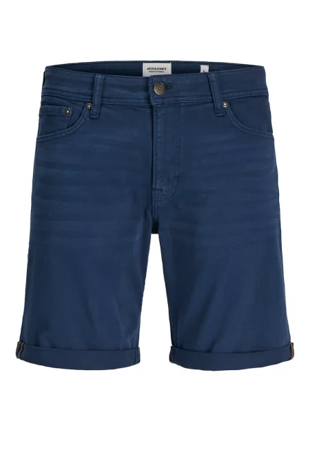 Мъжки дънкови шорти Jack Jones - 12274985 - памук - тъмносиньо