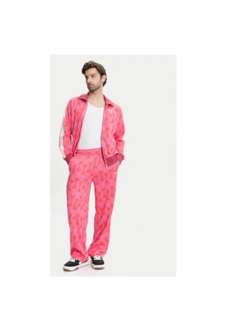 Мъжки суитшърт  631491 - Рециклиран полиестер - Розов - Розово