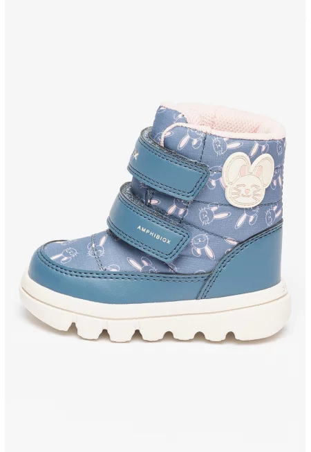 Непромокаеми боти с щампа със зайчета