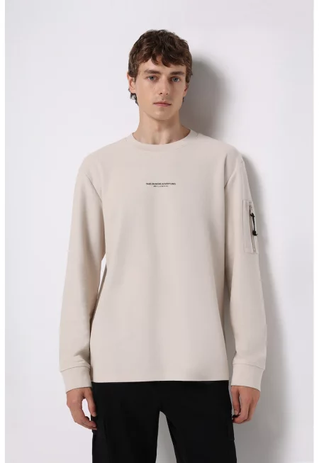 Памучна свободна блуза