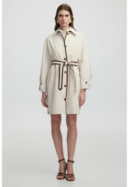 Памучно палто с копчета