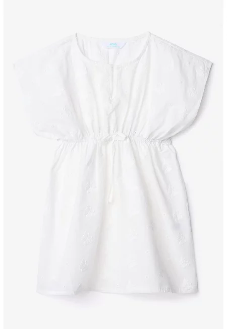 Плазна рокля с бродерия