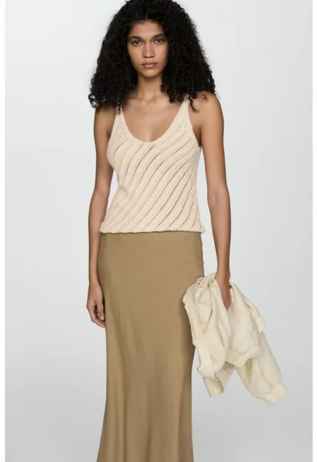 Плетен топ Codina с шпиц