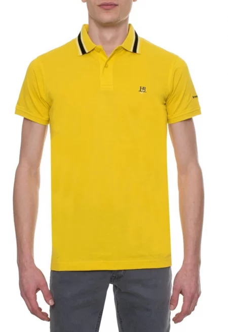 Поло тениска Мъжки  L0BJ31 - Жълт