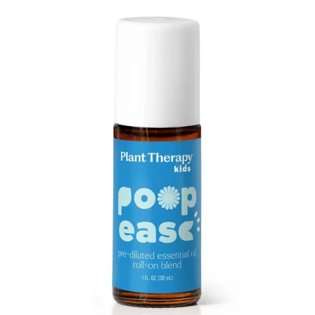 PoopEase – рол-он с етерични масла за масаж на корема  - за деца и възрастни, 30 ml