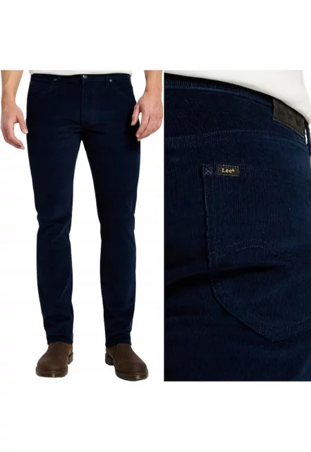 Прави панталони  Daren с ниска талия - Син