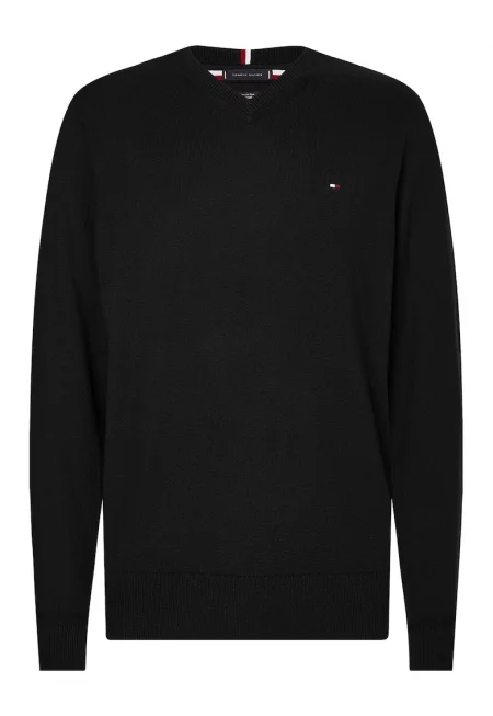 Пуловер с органичен памук и кашмир