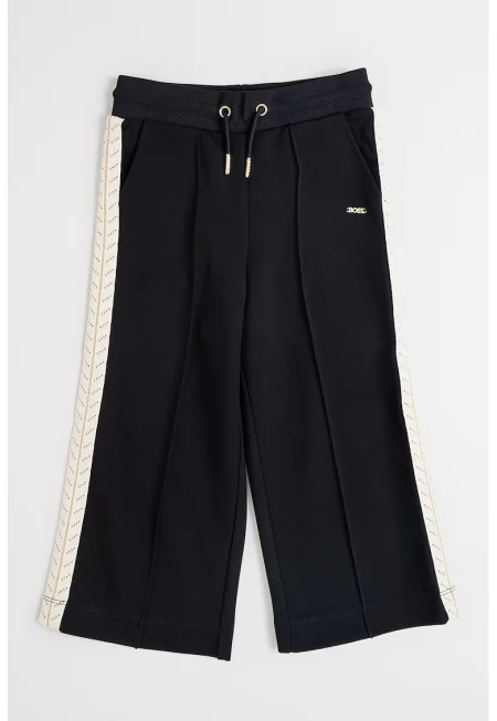 Широк спортен панталон с връзка