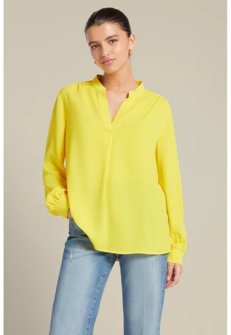 Шпиц блуза - Жълт