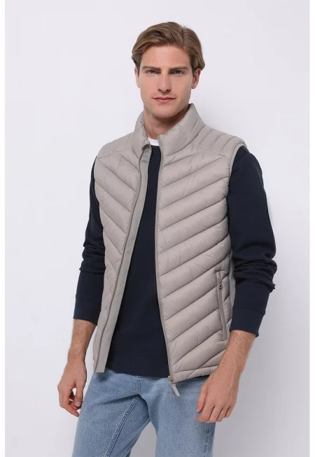 Слим елек с цип