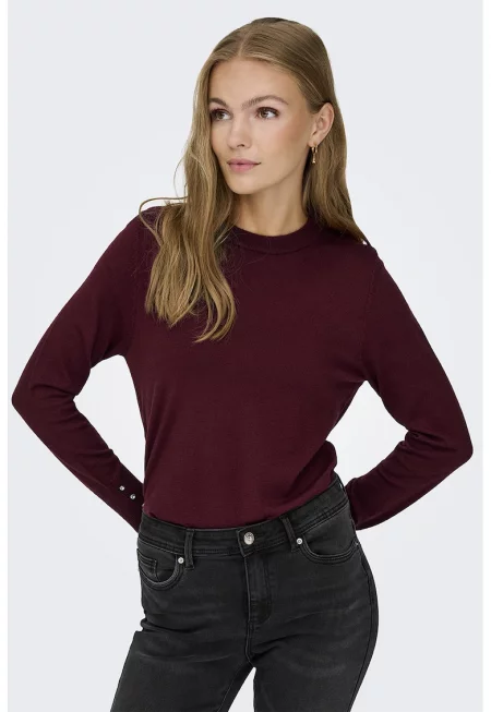 Слим пуловер с копчета на маншетите